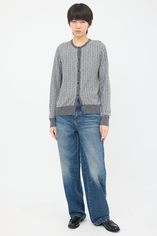 Celine Vintage Triomphe Cardigan