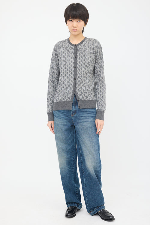 Celine Vintage Triomphe Cardigan