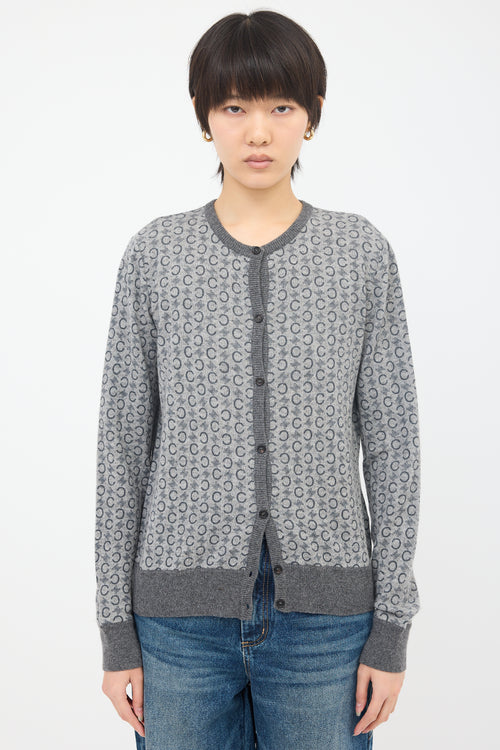 Celine Vintage Triomphe Cardigan