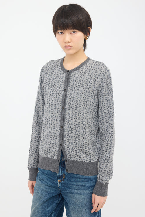 Celine Vintage Triomphe Cardigan