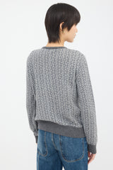 Celine Vintage Triomphe Cardigan