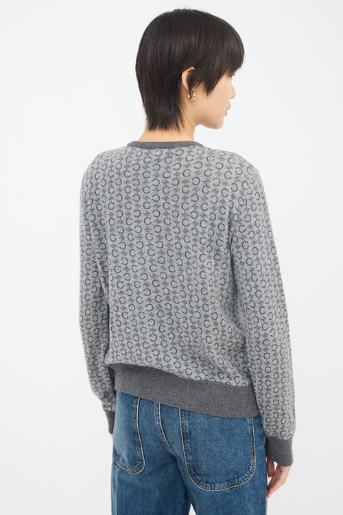 Celine Vintage Triomphe Cardigan