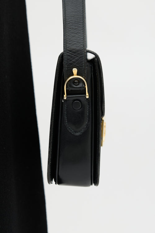 Celine Vintage Leather Carriage Box Bag