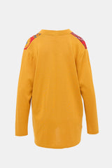 Celine Vintage Rib Knit & Silk Cardigan
