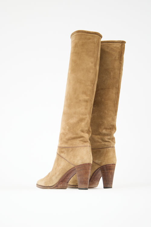 Celine Vintage Suede Boot
