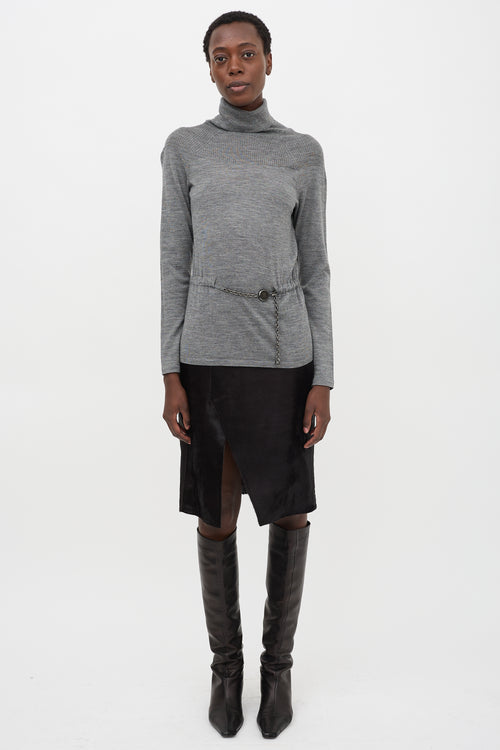 Celine Vintage Wool Triomphe Sweater
