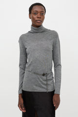 Celine Vintage Wool Triomphe Sweater