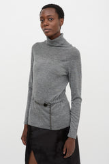 Celine Vintage Wool Triomphe Sweater