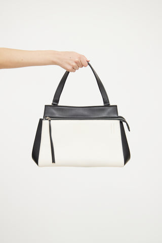 Celine Black White Edge Shoulder Bag