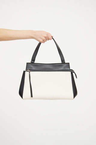 Celine Black White Edge Shoulder Bag