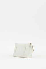 Celine 2014 White Leather Bum Bag