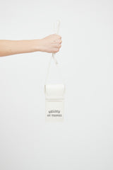 Celine White St Tropez Phone Sling Pouch