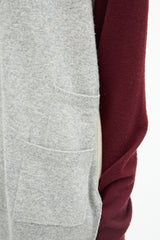 Celine Wool Colour Block Cardigan