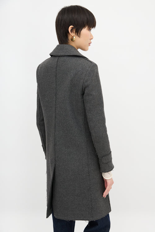 Celine Wool Double Breasted Coat