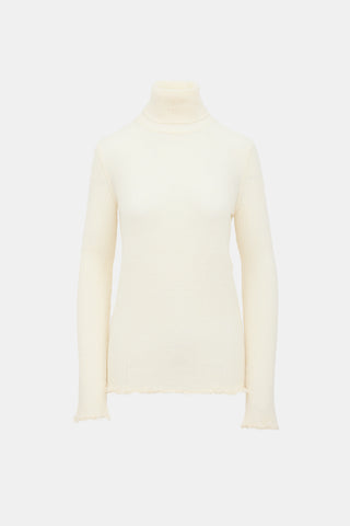 Celine Wool Open Knit Sweater