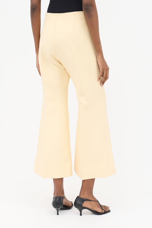 Celine SS 2015 Wool & Silk Button Crop Trouser