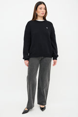 Celine Wool Triomphe Logo Sweater