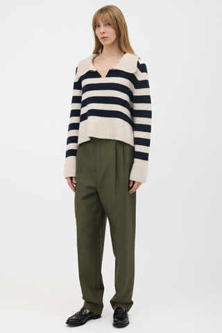 Celine Wool & Mohair Tapered Trouser