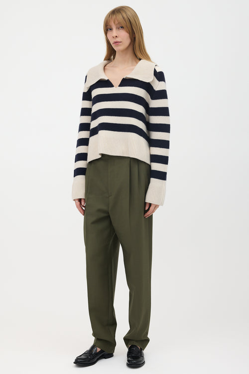 Celine Wool & Mohair Tapered Trouser