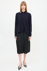 Celine Wool & Silk Layer Sweater