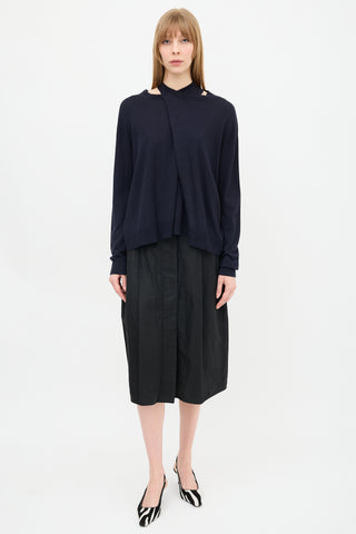 Celine Wool & Silk Layer Sweater