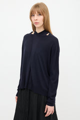 Celine Wool & Silk Layer Sweater
