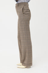 Celine Wool Glen Check Trouser