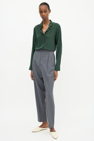 Celine Wool Pleated Trouser