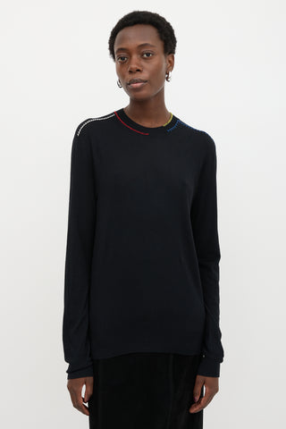 Celine Wool Stitched Top