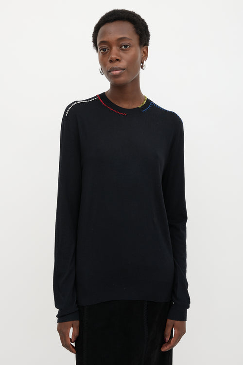 Celine Wool Stitched Top