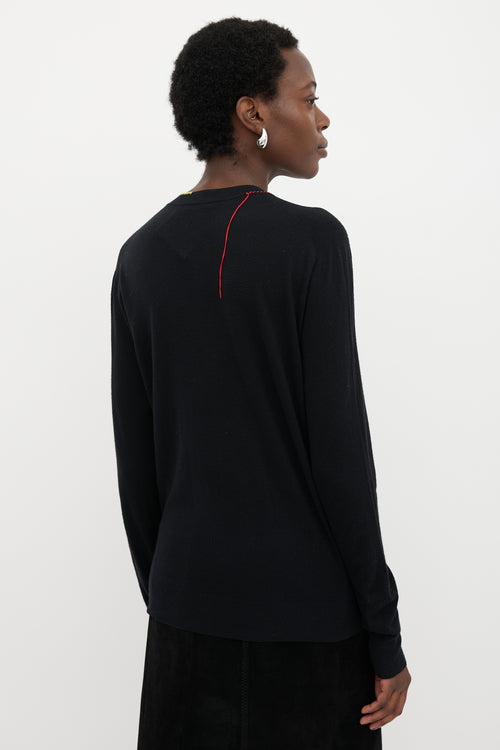 Celine Wool Stitched Top