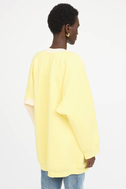 Celine Oversized Colorblock Sweatshirt