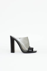 Celine Leather & PVC Mule
