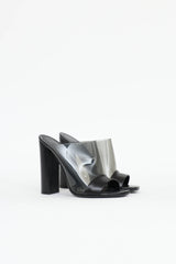 Celine Leather & PVC Mule