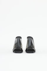 Celine Leather & PVC Mule