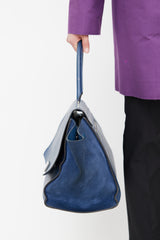 Celine 2013 Blue Large Trapeze Bag