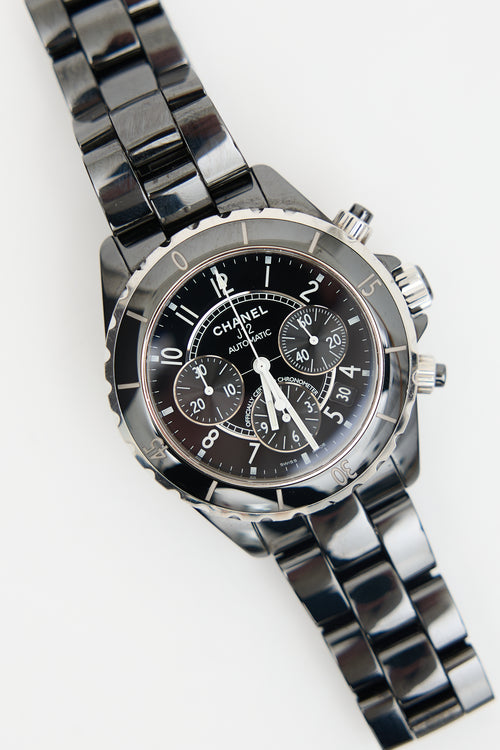 Chanel Ceramic J12 Chronograph 41mm Watch
