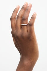 Chanel 00V Sterling Silver Letter Ring