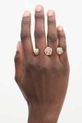 Chanel 18K Rose Gold Extrait De Camélia Transformable Ring