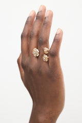 Chanel 18K Rose Gold Extrait De Camélia Transformable Ring