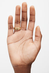 Chanel 18K Yellow Gold Braided Ring