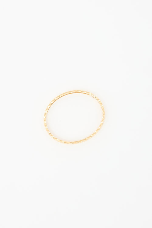 Chanel 18k Gold Coco Crush Bracelet