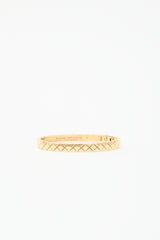 Chanel 18k Gold Coco Crush Bracelet