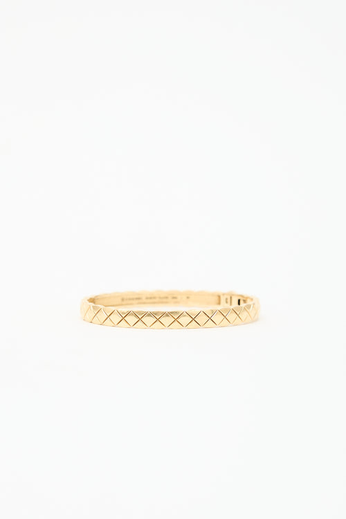Chanel 18k Gold Coco Crush Bracelet