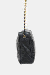 Chanel 1990s Leather Large Camera Tassel Bag