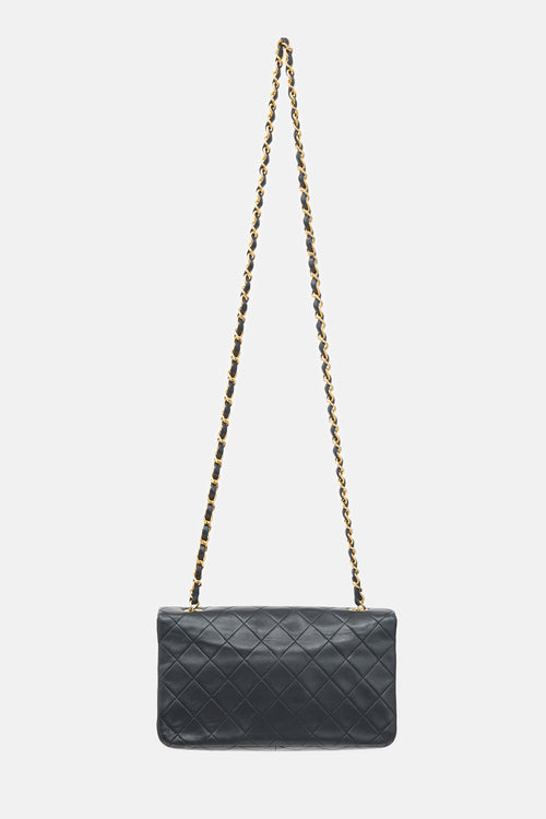 Chanel 1990s Leather Medium Full Flap Bag