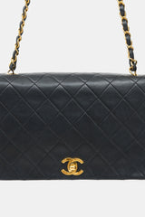 Chanel 1990s Leather Medium Full Flap Bag