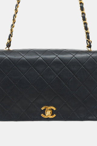Chanel 1990s Leather Medium Full Flap Bag