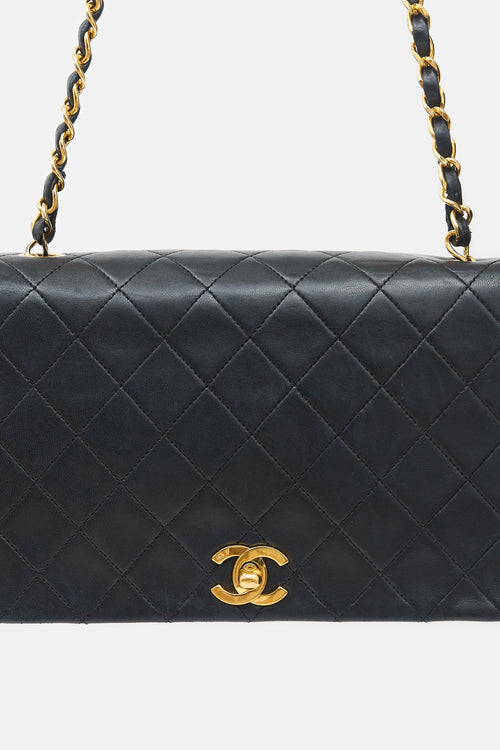 Chanel 1990s Leather Medium Full Flap Bag