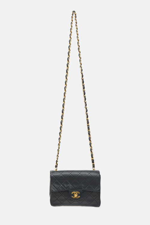 Chanel 1990s Leather Mini Classic Flap Bag